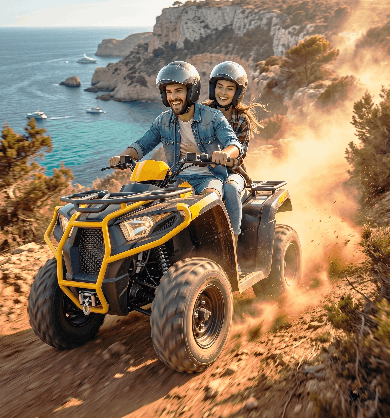Quad Tour Ibiza — 1 rider per quad